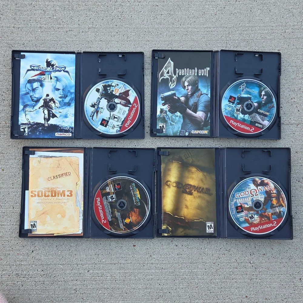 SONY PLAYSTATION LOT of 4 Video Games